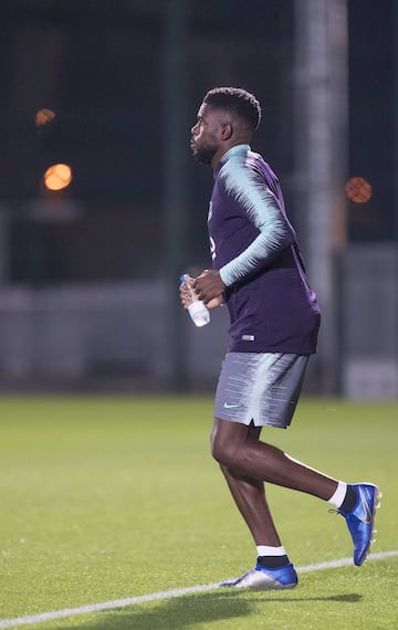 Atlético de Madrid - Barcelona: Entrenamientos previos