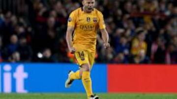 Mascherano celebrando uno de los tantos.