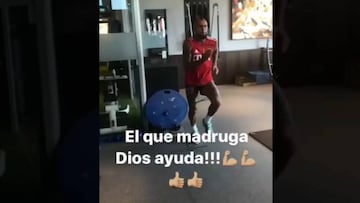 Los duros trabajos físicos de Arturo Vidal en el Bayern