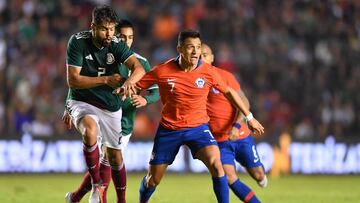 M&eacute;xico vs Chile, partido amistoso