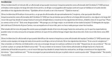 Insultos machistas a una árbitra en el Chilegua-Jandía: "¡Como te pille fuera te violo!"