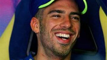 <B>FELIZ. </B>Melnadri mantiene en Barcelona el gran nivel mostrado en el comienzo del Mundial.