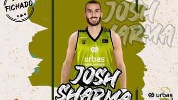 Josh Sharma, nuevo pívot del Urbas Fuenlabrada.