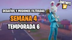 Fortnite Temporada 6: desafíos y misiones filtradas Semana 4