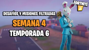 Fortnite Temporada 6: desafíos y misiones filtradas Semana 4