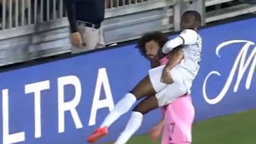 Falcón se hizo viral por esto en Inter Miami: ¡igual que en Colo Colo!