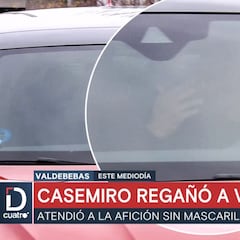 Llamada de atención de Casemiro a Vinicius de coche a coche