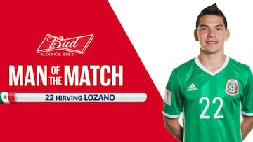 Hirving Lozano, MVP del México vs Rusia; pide a Chile en semifinales