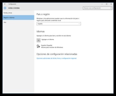 Cómo cambiar de país en la Windows Store de Windows 10