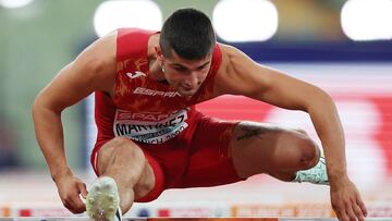 El atleta espa?ol Asier Mart¨ªnez.