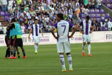 Valladolid-Granada. El conjunto blanquivioleta desciende a Segunda División.