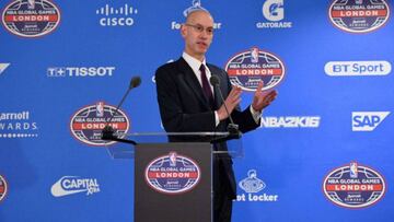 Adam Silver, comisionado de la NBA.