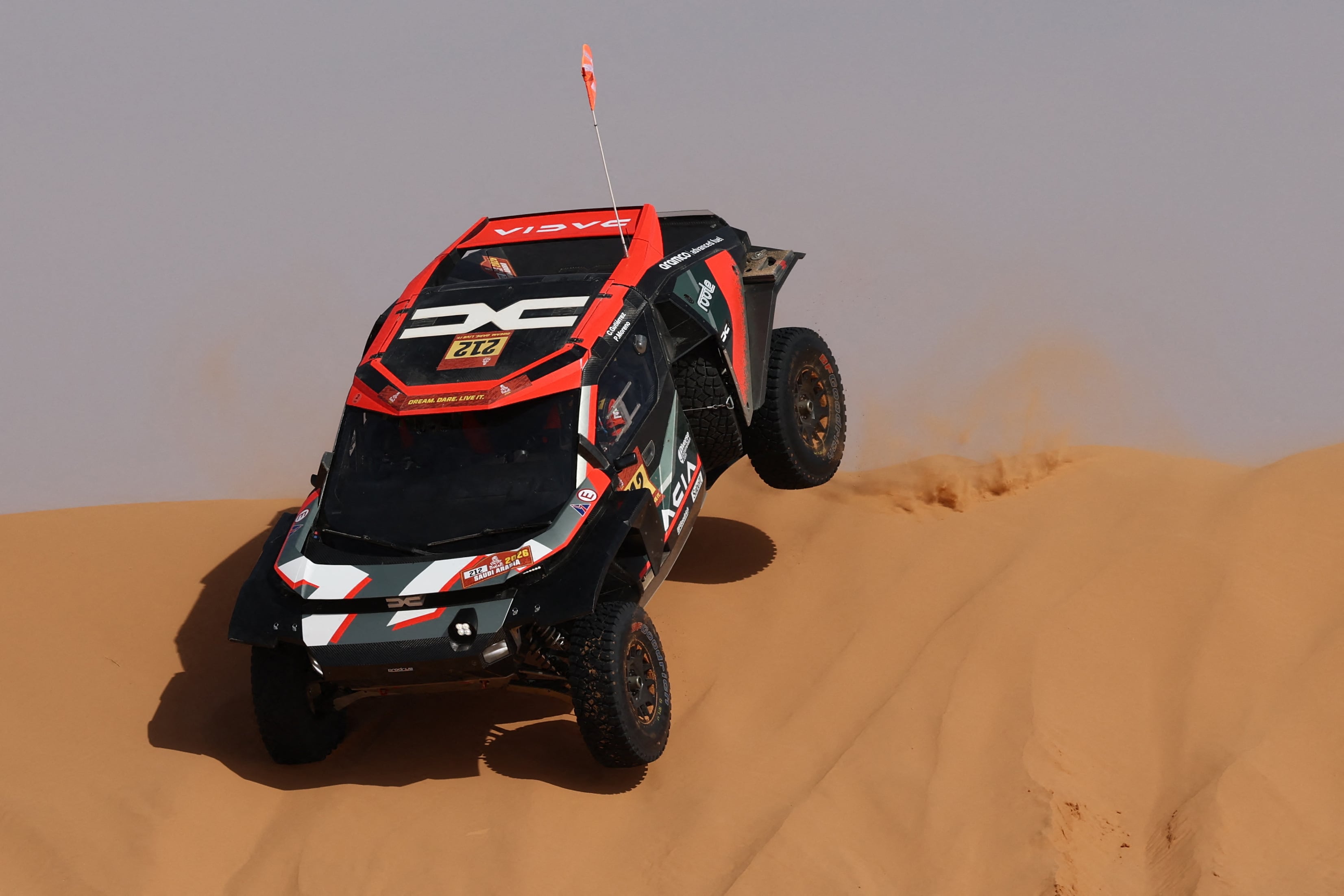 Fuerte accidente con vuelta de campana de Cristina Gutiérrez