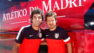 Arda Turan y Emre, en la pretemporada del Atl¨¦tico de 2012