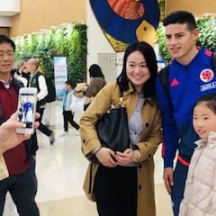 James, un imán para los fanáticos del fútbol