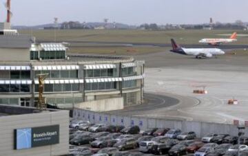 Vista general del aeropuerto internacional de Bruselas