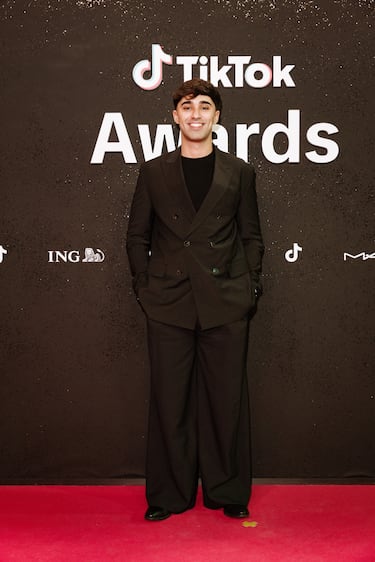 Pablo Vera posa en la alfombra roja de los 'Premios TikTok 2025'. 
 
  
 