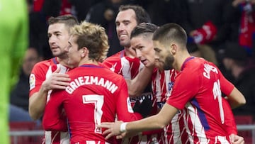 El Atlético, uno de los tres invictos de las grandes ligas europeas.