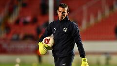 Marcelo Barovero antes de un partido con Monterrey