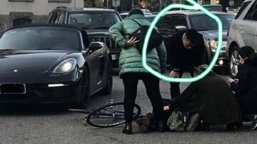 Lautaro atropella a una mujer en el centro de Milán