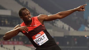 El jamaica Usain Bolt, el hombre m&aacute;s r&aacute;pido del mundo. 