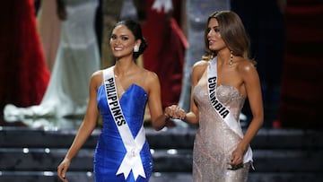 Pia Wurtzbach, Miss Universo 2015, pide ayuda a su seguidores para salvar a Ariadna Gutiérrez de la eliminación en la Casa de los Famosos.