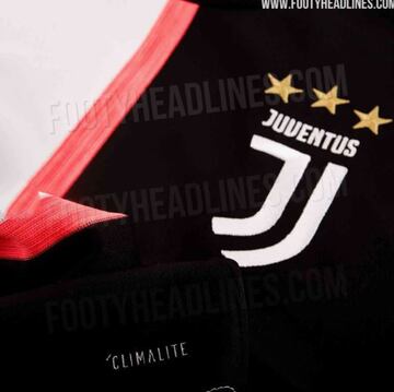La nueva camiseta de la Juventus de Tur¨ªn no gustar¨¢ a los nost¨¢lgicos del conjunto italiano ya que suprime las m¨ªticas rayas negras y blancas de la el¨¢stica. Adem¨¢s la franja rosa que se sit¨²a en el centro sirve como separador de los colores m¨ªticos del club.