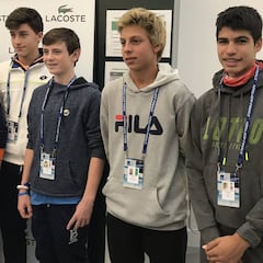 Carlos Alcaraz: "Me fijo en Nadal, es el mejor de la historia"