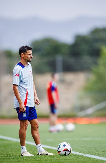 El jugador del Sevilla, Jesús Navas.