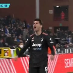 Este gol no lo mete cualquiera: dificilísima definición de Morata