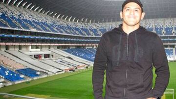 'Chupete' viajó a México para alentar a Monterrey en la final