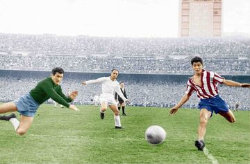 Enrique Collar es otro de los más grandes de la historia del Atlético. Jugó 470 partidos con el Atlético, marcó 104 goles, 12 de ellos en Europa. Ganó cinco títulos: una Liga, tres Copa y la Recopa de 1962. Formó junto a Peiró el ala infernal. Fue el capitán del equipo que ganó la Recopa de 1962. Como buen extremo lo suyo era el regate y el centro, aunque también marcaba goles.