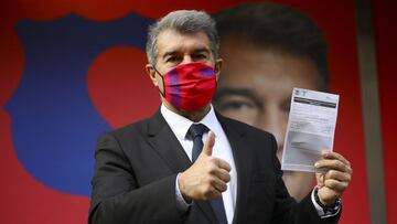 Joan Laporta, candidato a la presidencia del Barça.