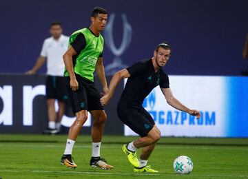 Gareth Bale y Cristiano Ronaldo.