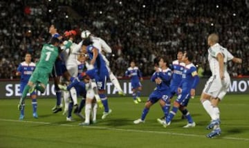 16/12/2016. Semifinal del Mundialito en Marruecos. Real Madrid-Cruz Azul. 1-0. Sergio Ramos marco el primer gol. El conjunto madridista ganó 4-0.