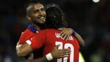 Jorge Valdivia fue una de las mejores figuras en el triunfo de Chile.