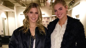 Genie Bouchard y Kate Upton subieron una foto juntas a Instagram.