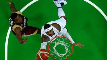 Carmelo supera a Jordan en un nuevo trámite de EE.UU.: 113-69