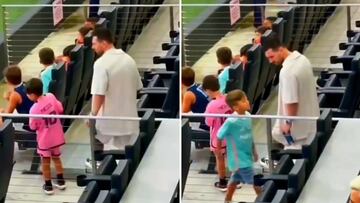 Messi’s heartwarming encounter with Suárez’s son breaks the internet