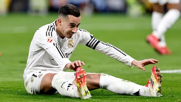 08/02/25 PARTIDO PRIMERA DIVISION 
REAL MADRID - ATLETICO DE MADRID 
GOLPE LESION LUCAS VAZQUEZ 