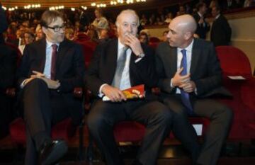 Lopetegui, Vicente del Bosque y Rubiales.