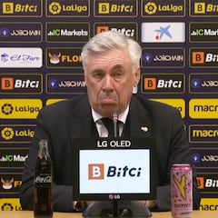 No quiere ni por asomo darle pistas a Klopp: vean las caras de Ancelotti cuando le preguntan
