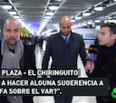 Las miradas de Guardiola que demuestran su hastío con el VAR
