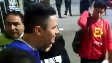 As赤 fue la salida a la cancha de Canales en su partido de despedida