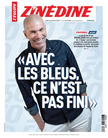 Zidane, sobre entrenar al PSG: “Nunca digas nunca”