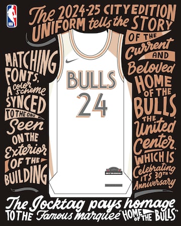 Descubre las camisetas City Edition de la NBA 2024-25