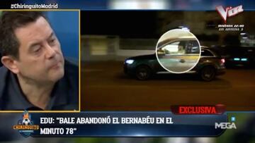La opinión en caliente de Roncero nada más enterarse de que Bale se fue del Bernabéu en el 78'