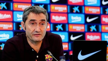 Rueda de prensa de Ernesto Valverde