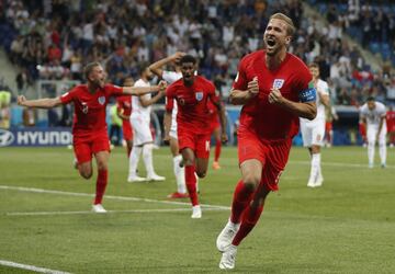 Así sufrió Inglaterra ante Túnez en su debut mundialista