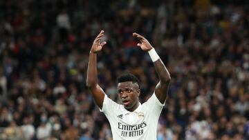 Vinicius, con el Real Madrid.